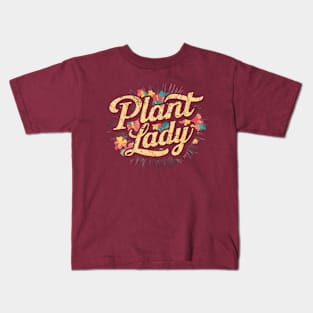 Plant Lady | Gardening Kids T-Shirt